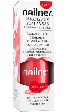 Nailner Nagellack Rosy Red 8 ml