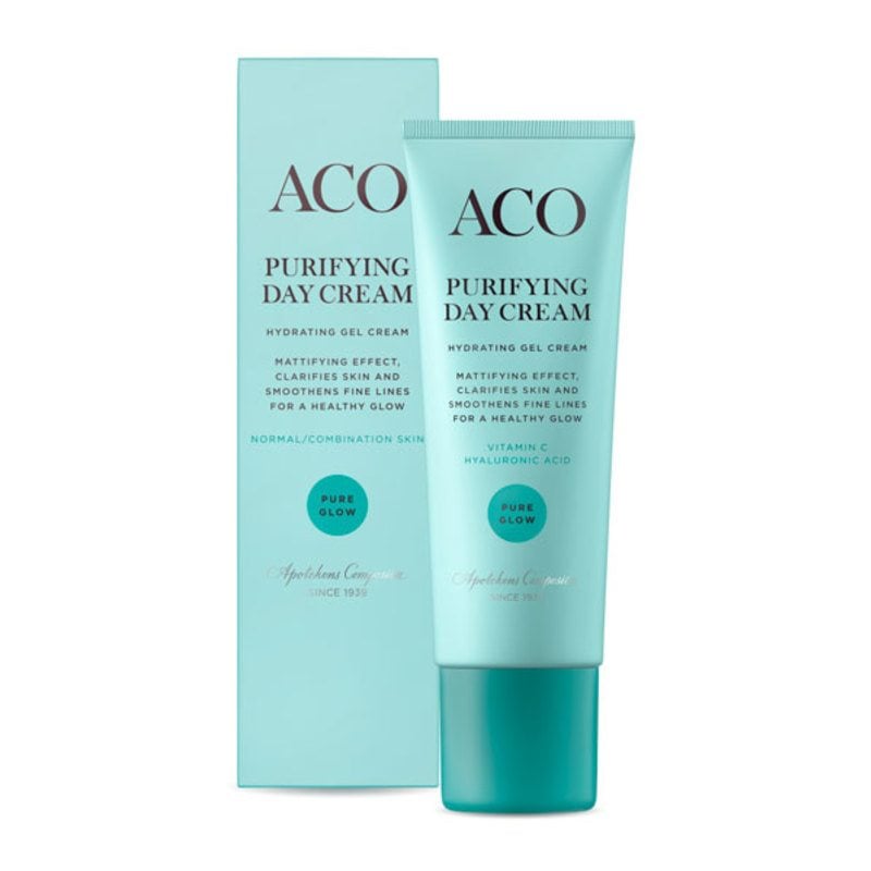 ACO Face Pure Glow Purifying Day Cream Parfymerad Dagkräm 50 ml