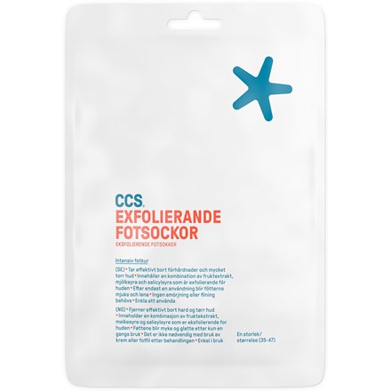CCS Exfolierande Fotsockor 1 par