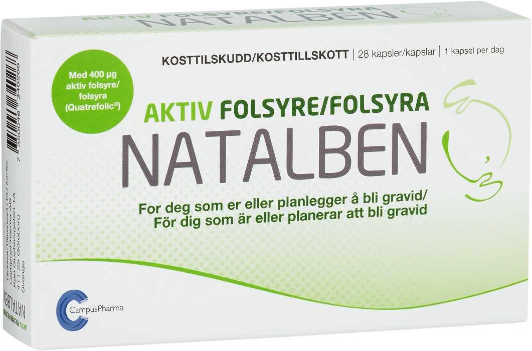 Natalben Aktiv Folsyra 28 kapslar