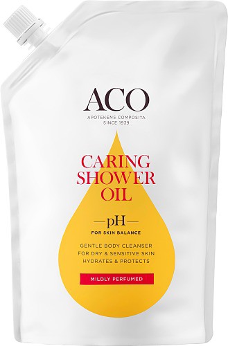 ACO Body Caring Shower Oil Refill Parfymerad Duscholja 400 ml