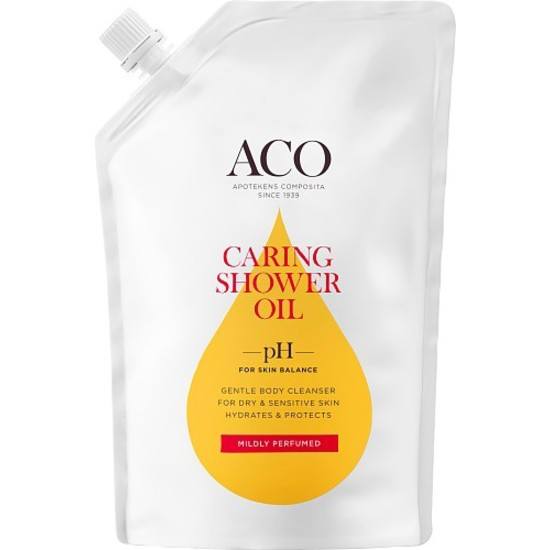ACO Body Caring Shower Oil Refill Parfymerad Duscholja 400 ml