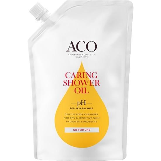 ACO Body Caring Shower Oil Refill Parfymfri Duscholja 400 ml