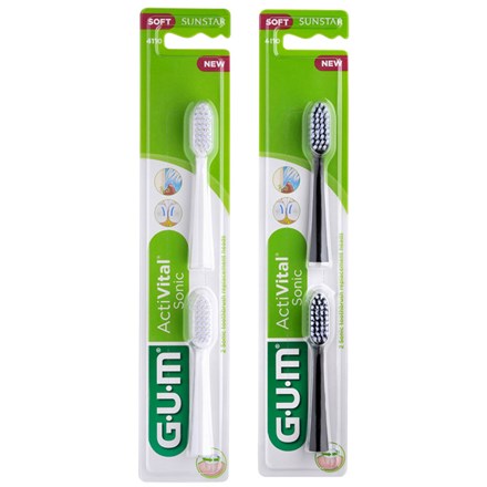 GUM Activital Sonic Utbytesborstar 2 st