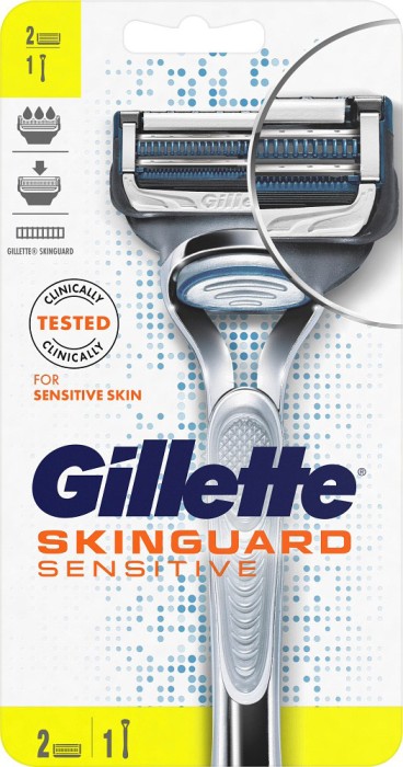 Gillette Skinguard Sensitive Rakhyvel med 2 blad