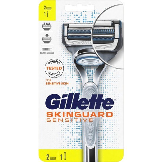 Gillette Skinguard Sensitive Rakhyvel med 2 blad
