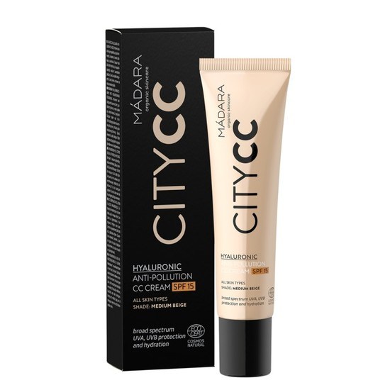 MÁDARA City CC Cream Anti-Pollution SPF 15 Medium 40 ml