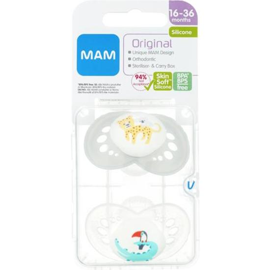 MAM Original 16-36m Sugnapp i silikon 2 st