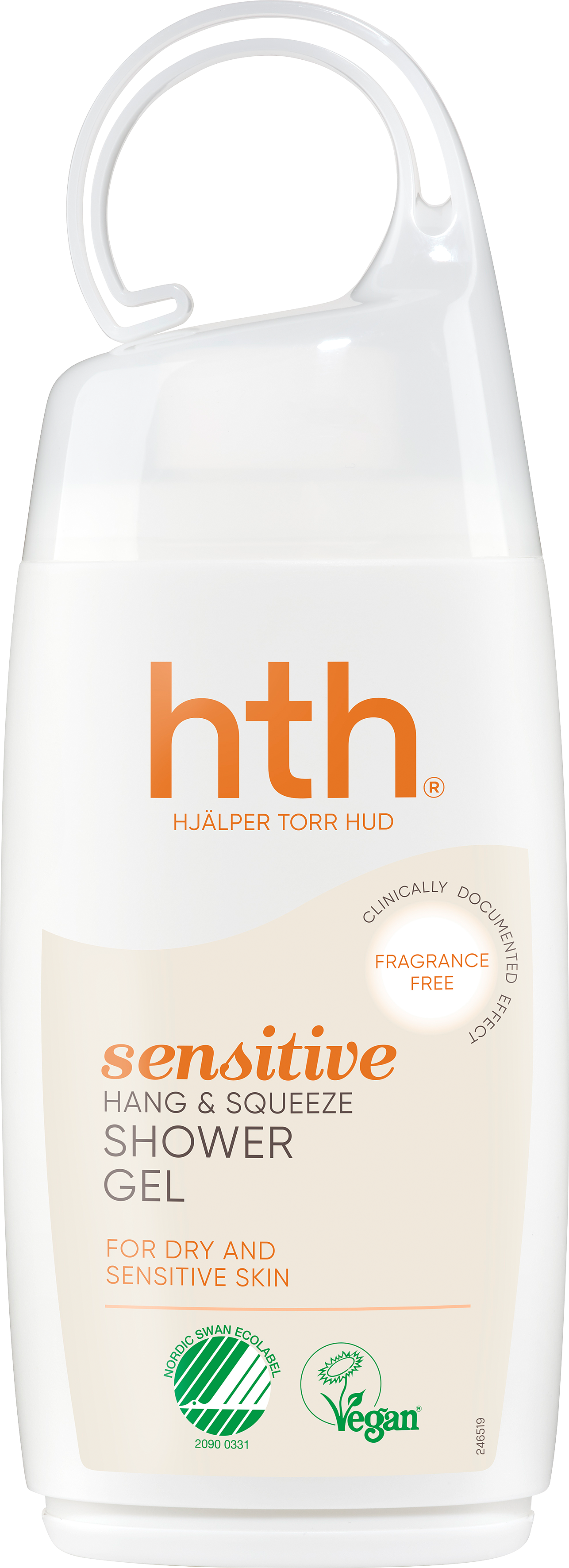 Hth Sensitive Shower gel Oparfymerad 250 ml