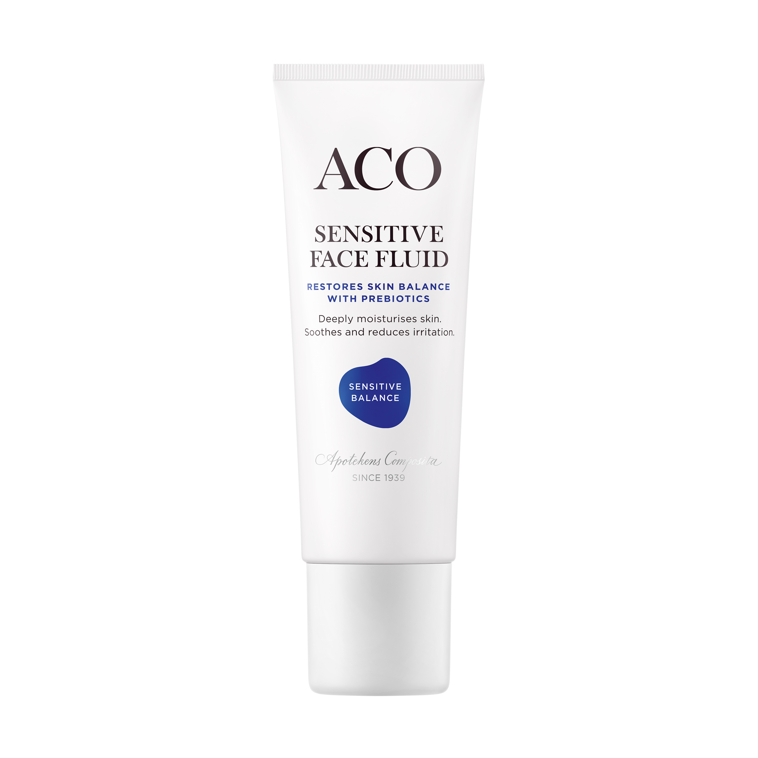 ACO Sensitive Balance Face Fluid Parfymfri Ansiktskräm 50 ml