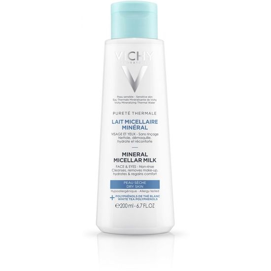 Vichy Pureté Thermale Mineral Micellar Dry Skin 200 ml