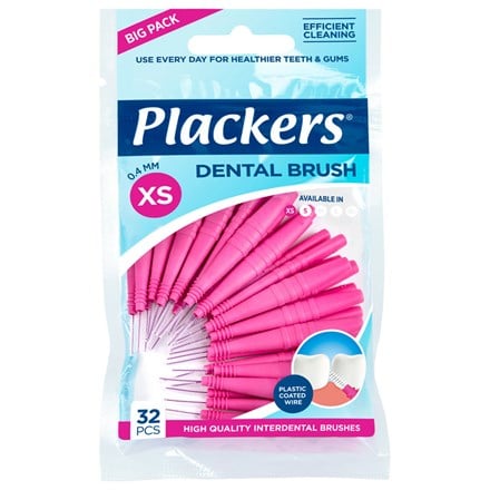 Plackers Dental Brush XS 0,4 mm 32 st