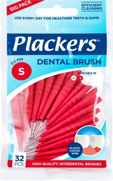 Plackers Dental Brush S 0,5 mm 32 st