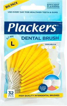 Plackers Dental Brush L 0,7 mm 32 st
