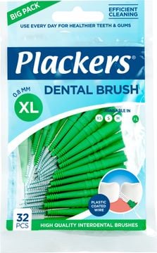Plackers Dental Brush XL 0,8 mm 32 st