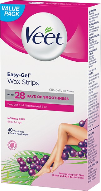Veet Wax Strips För Ben 40 st