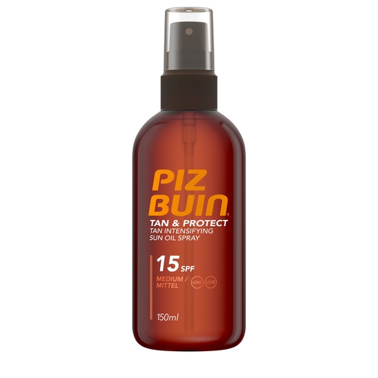 Piz Buin Tan & Protect Sun Oil Spray SPF15 150 ml