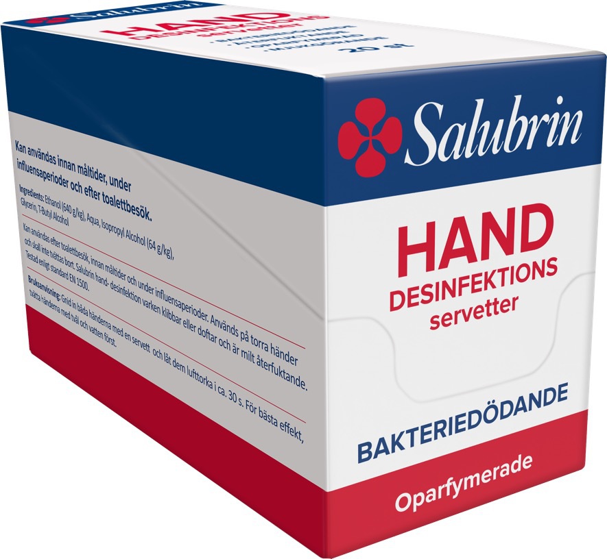 Salubrin Desinfektionsservetter 20 st