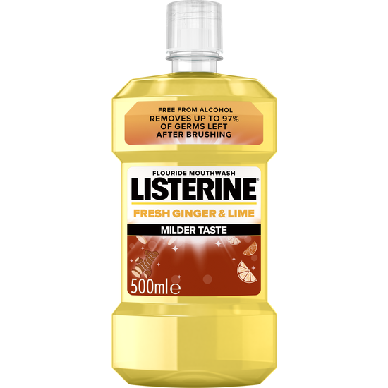 Listerine Fresh Ginger & Lime Munskölj 500 ml