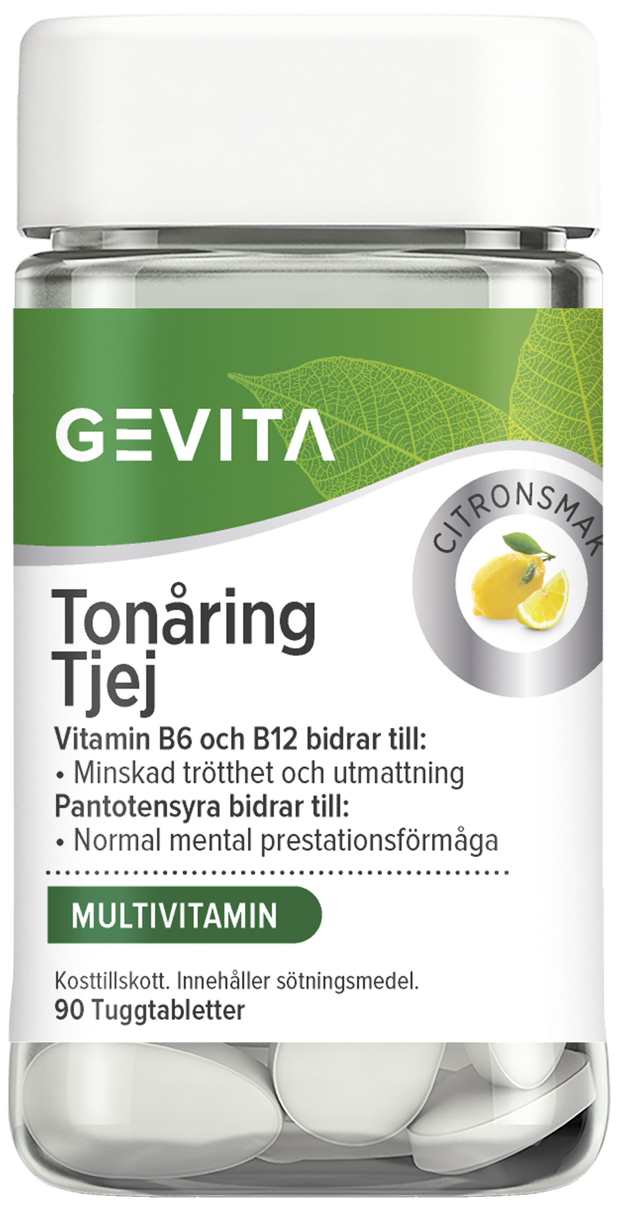 Gevita Tonåring Tjej 90 tuggtabletter