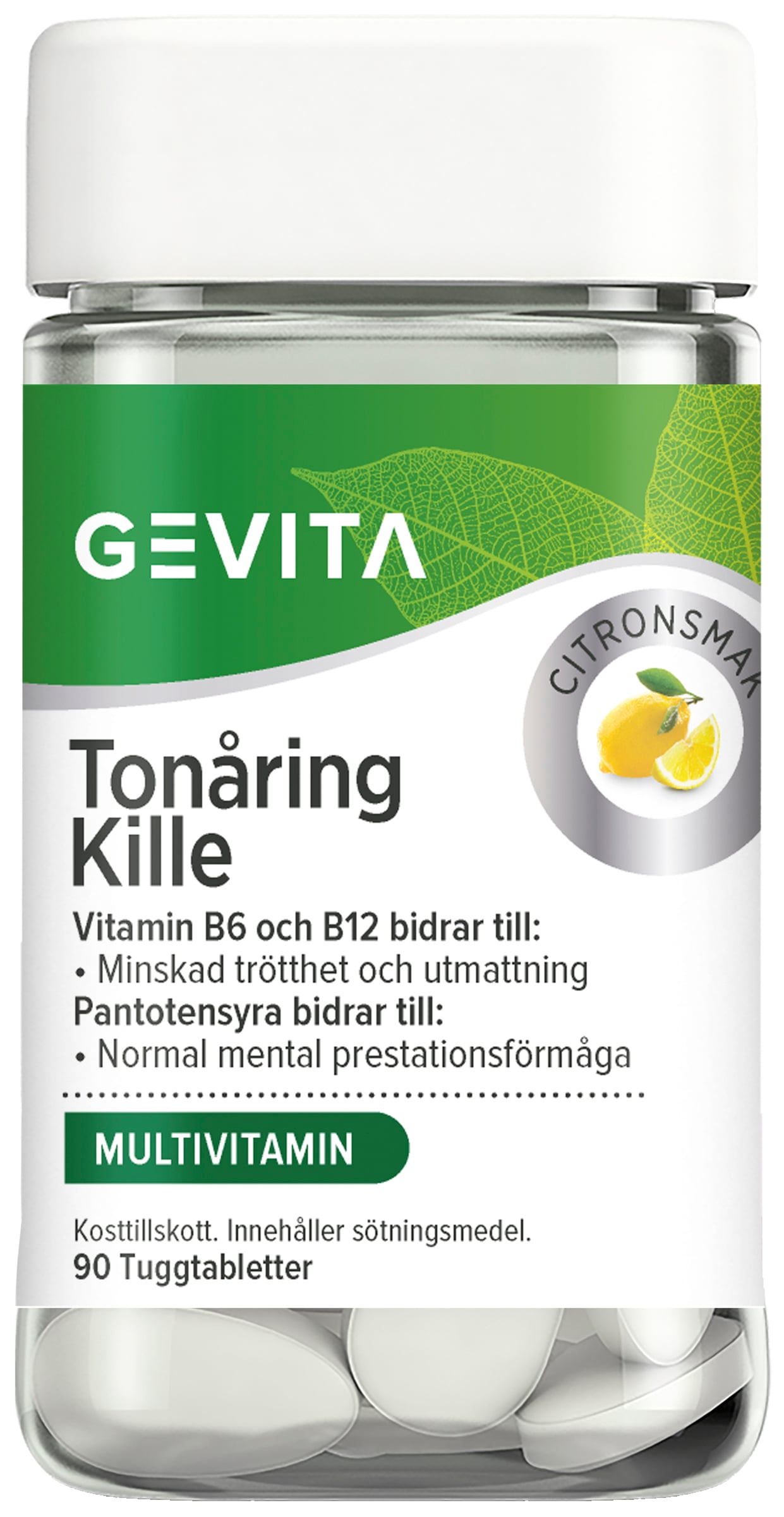 Gevita Tonåring Kille 90 tuggtabletter
