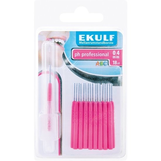 Ekulf Ph Professional Mellanrumsborste 0,4 mm 18-pack