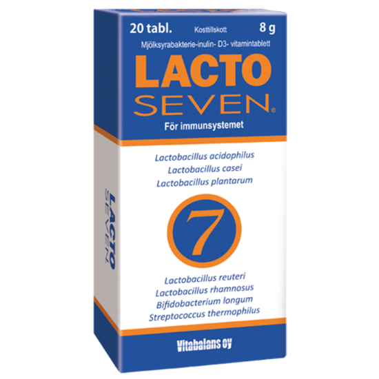 Vitabalans LactoSeven 20 tabletter