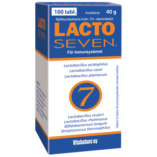 Vitabalans LactoSeven 100 tabletter