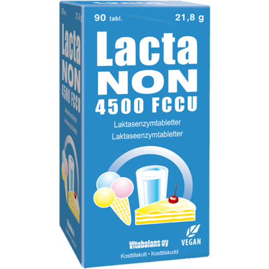 Vitabalans Lactanon 4500 FCCU 90 tabletter