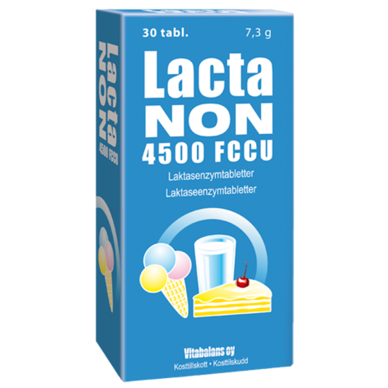 Vitabalans Lactanon 4500 FCCU 30 tabletter