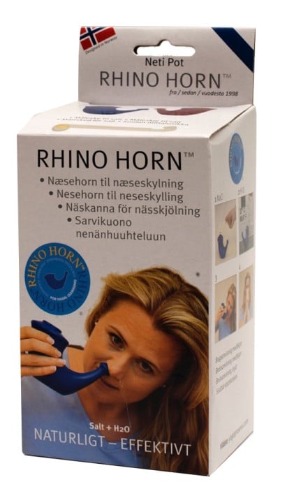 Rhino Horn Nässköljningskanna blå
