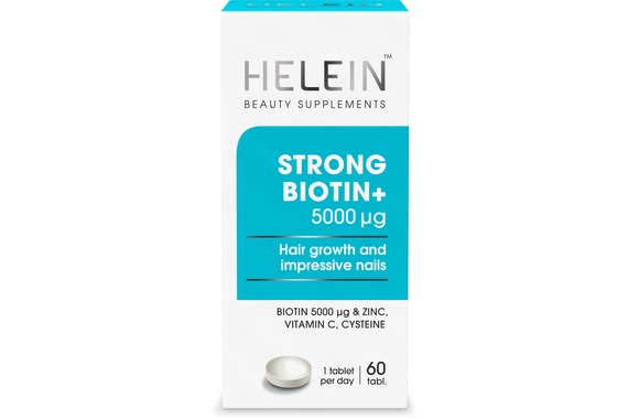 Helein Strong Biotin+ kosttillskott skönhet 60 st