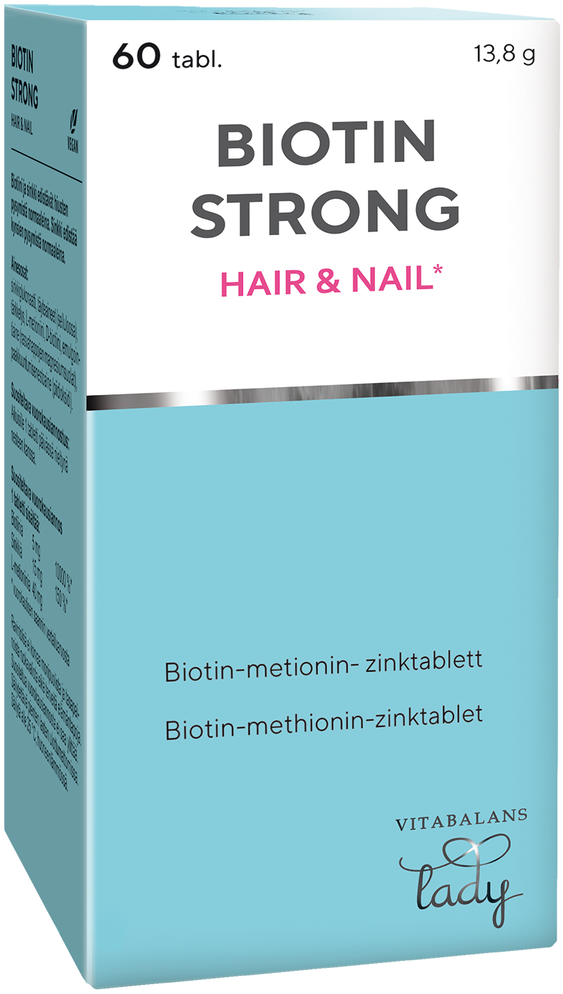 Vitabalans Biotin Strong 60 tabletter