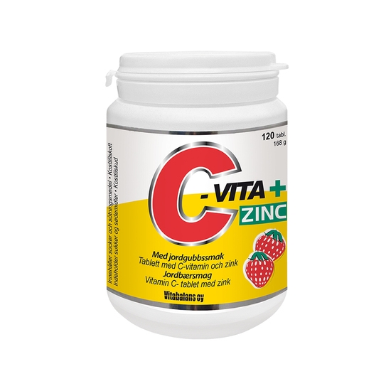 C-VITA + ZINK 50MG/15MG 120 tabletter