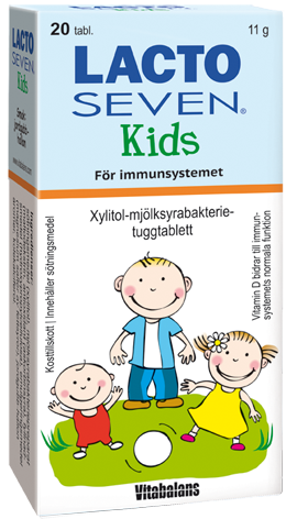 Vitabalans Lactoseven KIDS 20 tabletter