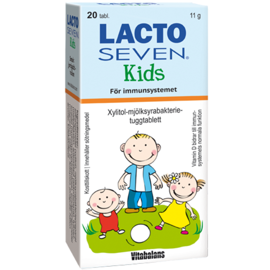 Vitabalans Lactoseven KIDS 20 tabletter