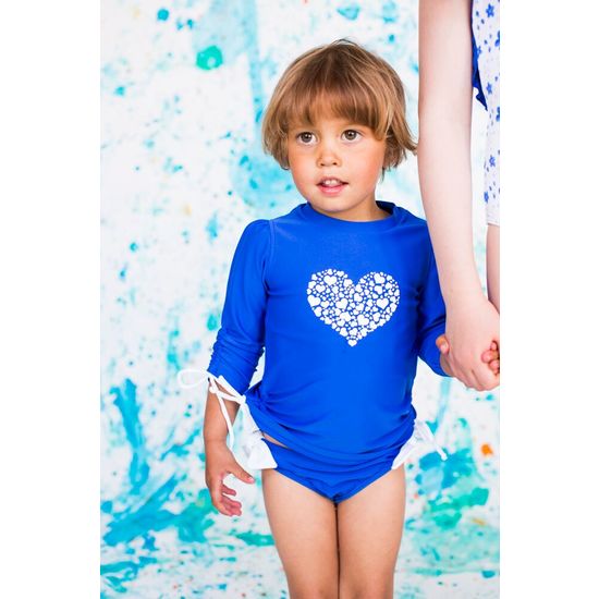 Beach Dragons Girl Heart UV-Bikini Bottom 5-6 år