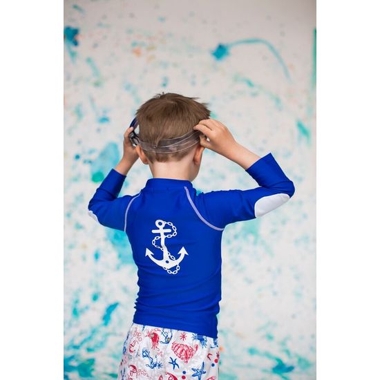 Beach Dragons Boy Anchor UV-Rash Vest 7-8 år