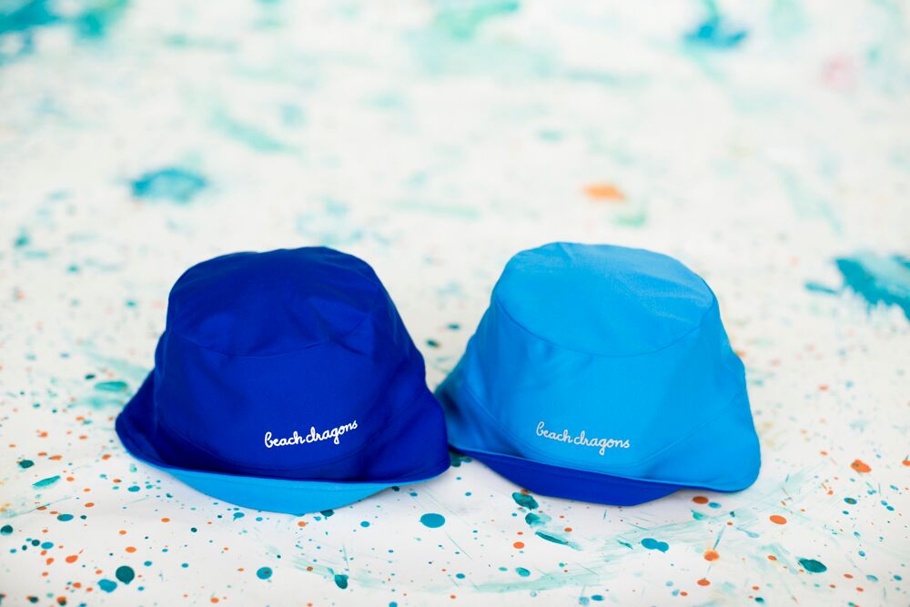 Beach Dragons Solhatt Surf/Oxford 5-9 år