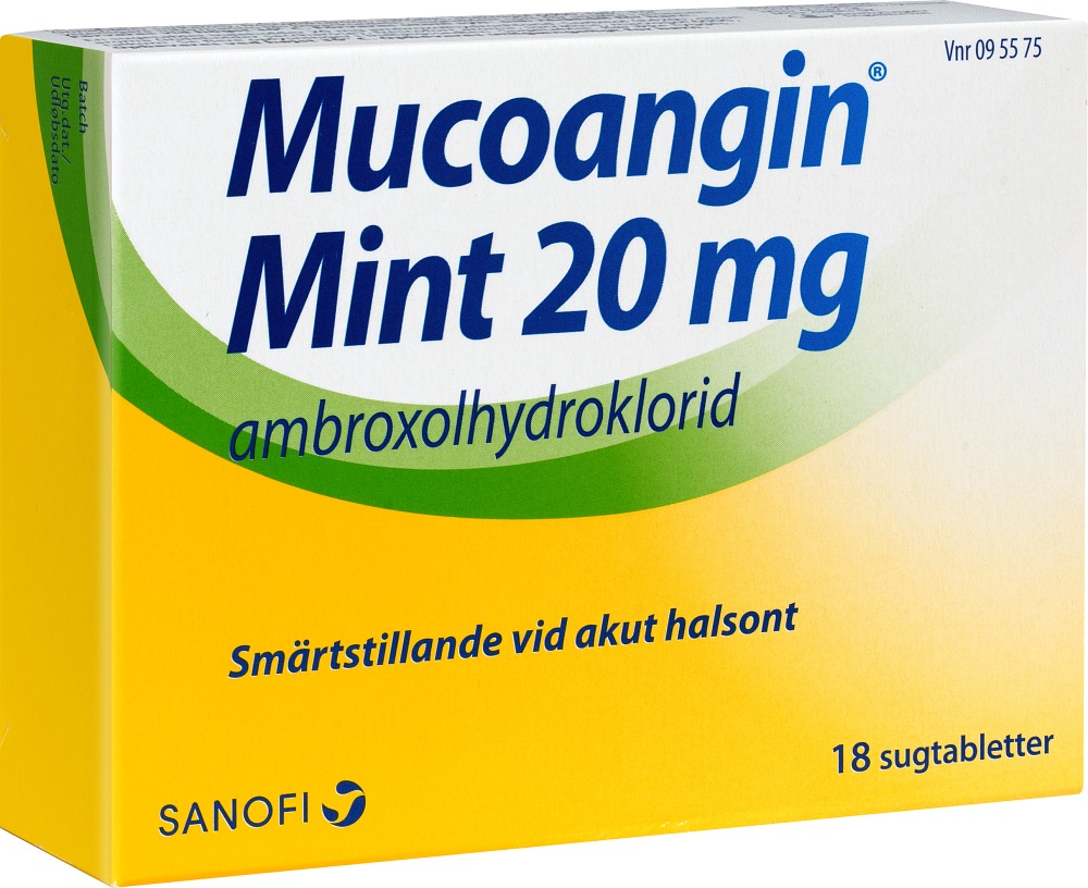 Mucoangin Mint, Sugtablett 20 mg 18 st