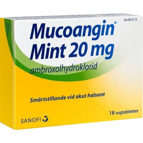Mucoangin Mint, Sugtablett 20 mg 18 st