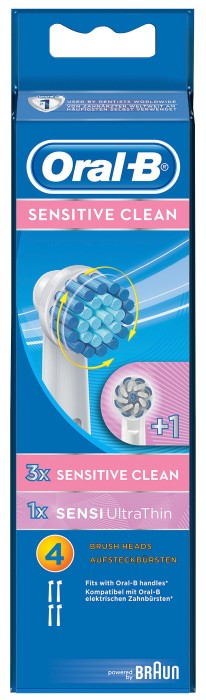 Oral-B Sensitive borsthuvud 3 + 1 st
