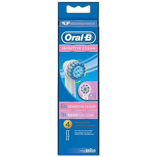 Oral-B Sensitive borsthuvud 3 + 1 st