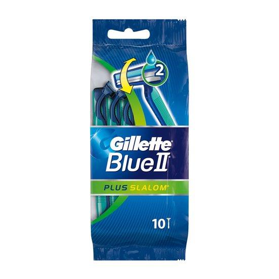 Gillette Rakhyvel Blue II Plus Slalom 10-pack