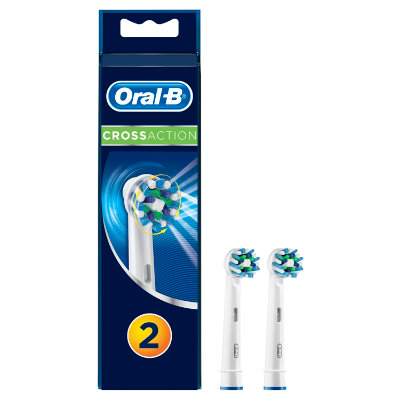 Oral-B CrossAction Tandborsthuvud 2 st