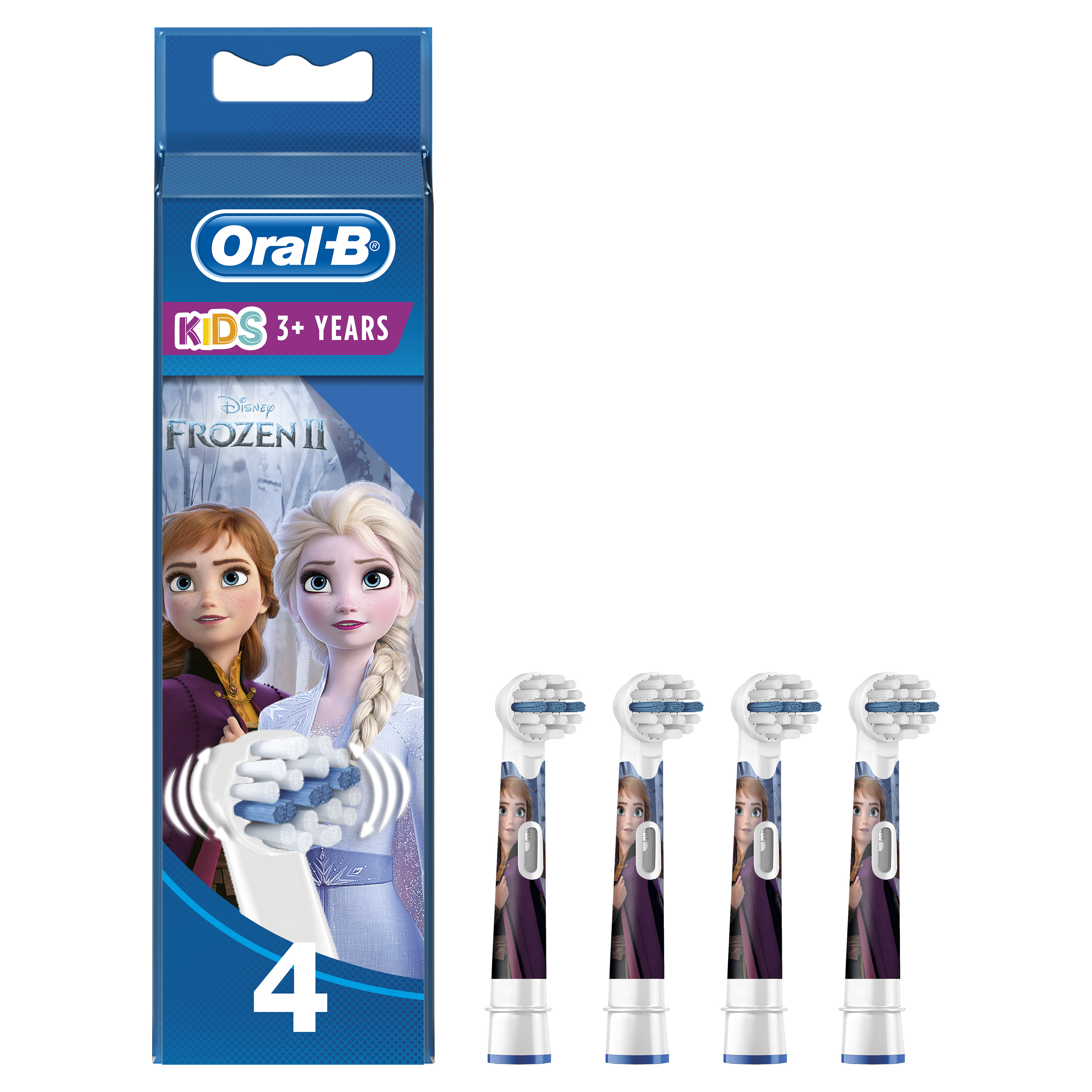 Oral-B Kids Frozen Tandborsthuvud Refill 4 st